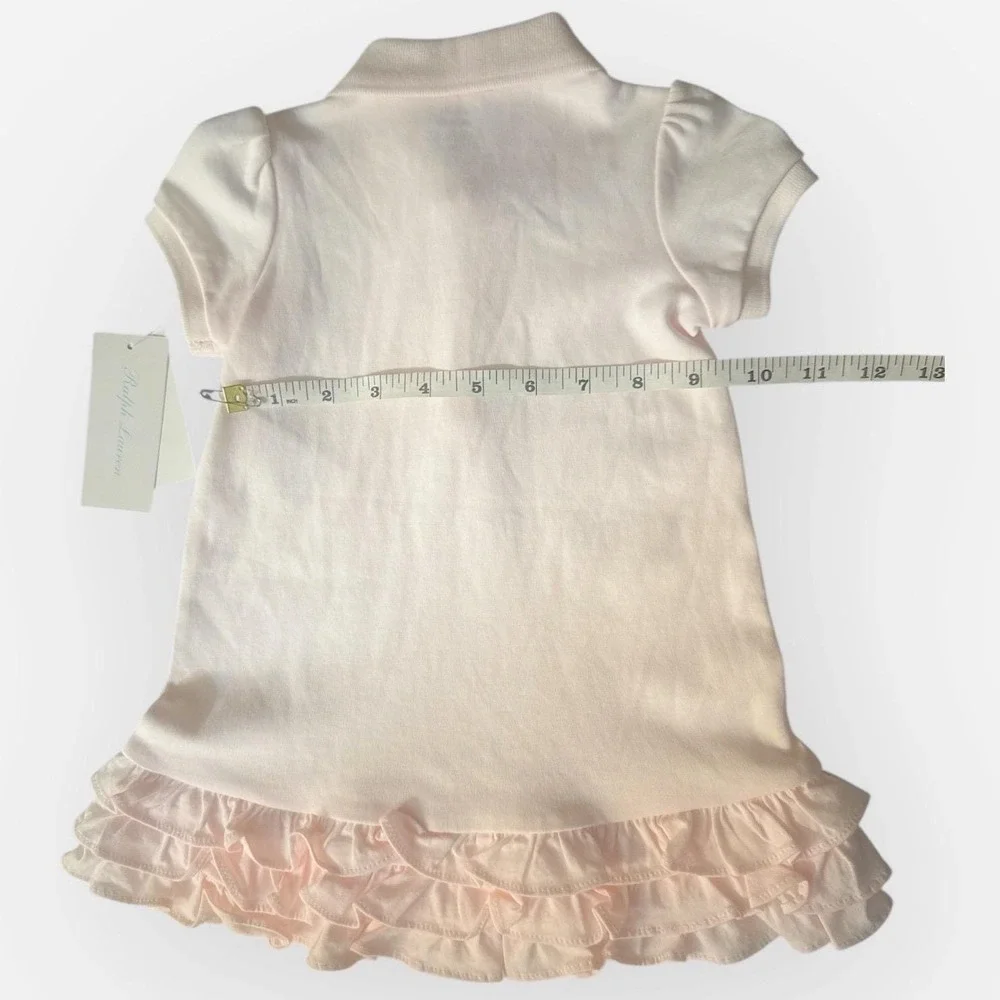 Ralph Lauren Polo Pink Dress NWT sz‎ 12 Month